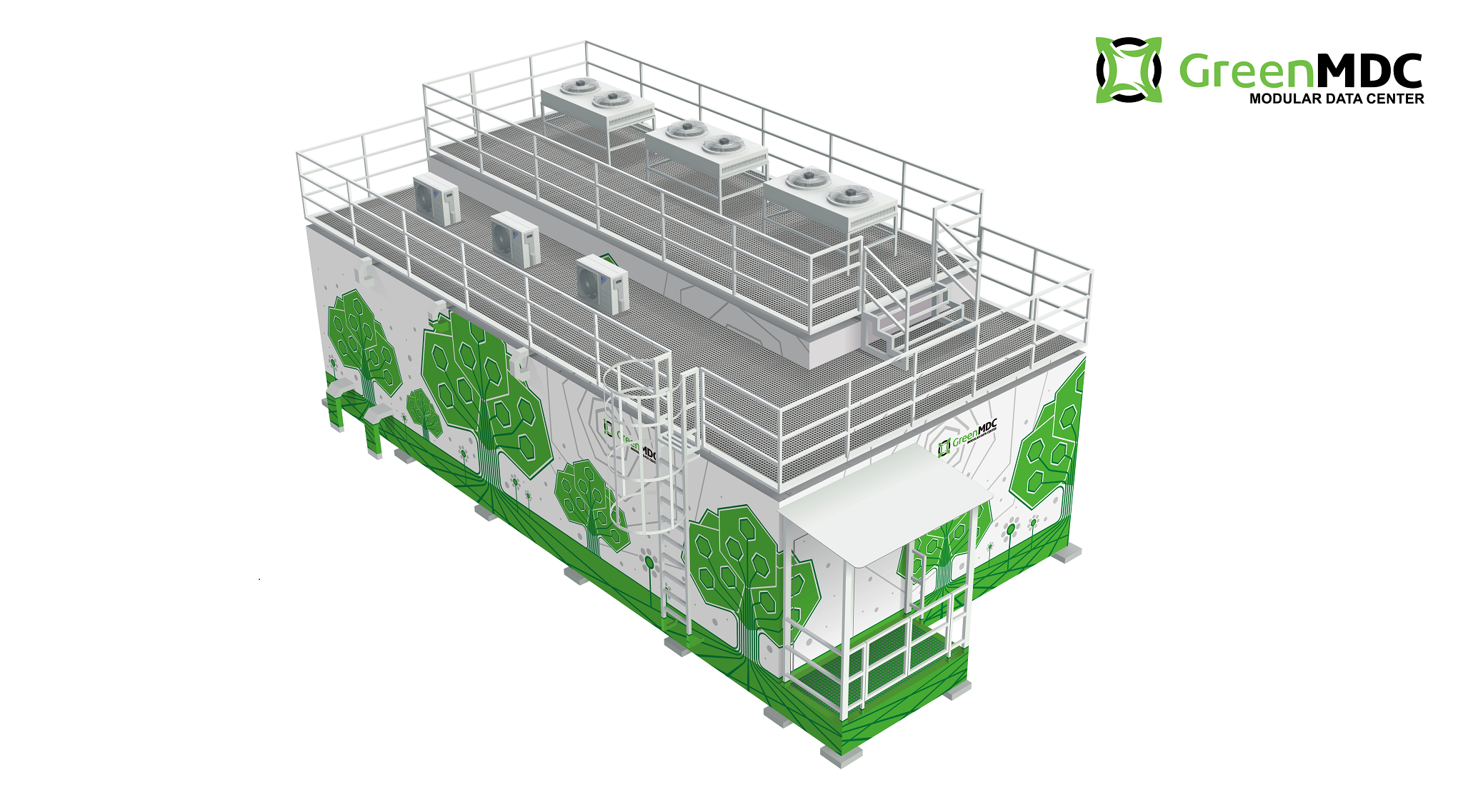 Узнаваемый стиль для линейки МЦОД GreenMDC Outdoor