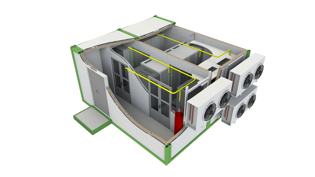 Модульный ЦОД GreenMDC Scalable MDC TelecomOutdoor NGm